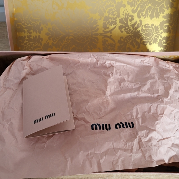 Miu miu transparent & white double bands ballerina flats - Picture 6 of 7